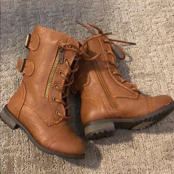 Link Other - Toddler Brown Lace-Up Boots